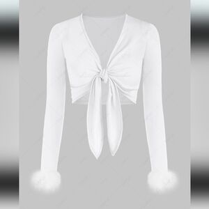 FLIRTY & SEXY COVER-UP w/Feathery Wrists ONLY $13!